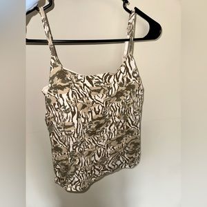french laundry animal print tank top size M